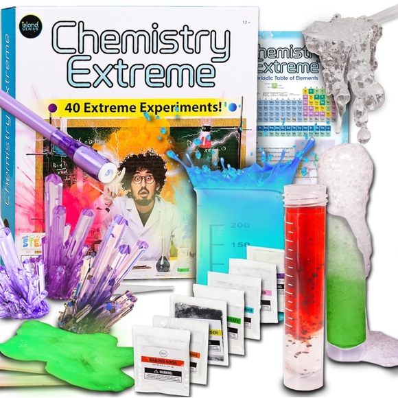 Island Genius Chemistry Extreme Science Experiment Kit - Picture 3 of 4